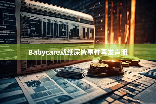 Babycare就纸尿裤事件再发声明