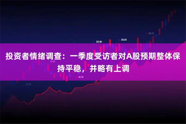 投资者情绪调查：一季度受访者对A股预期整体保持平稳，并略有上调